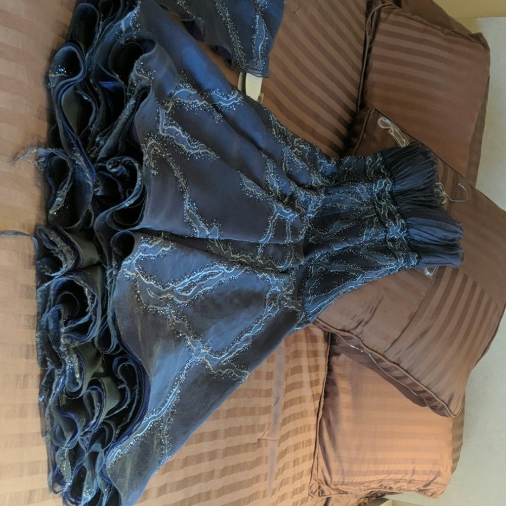 Formal gown worn to daughter's wedding